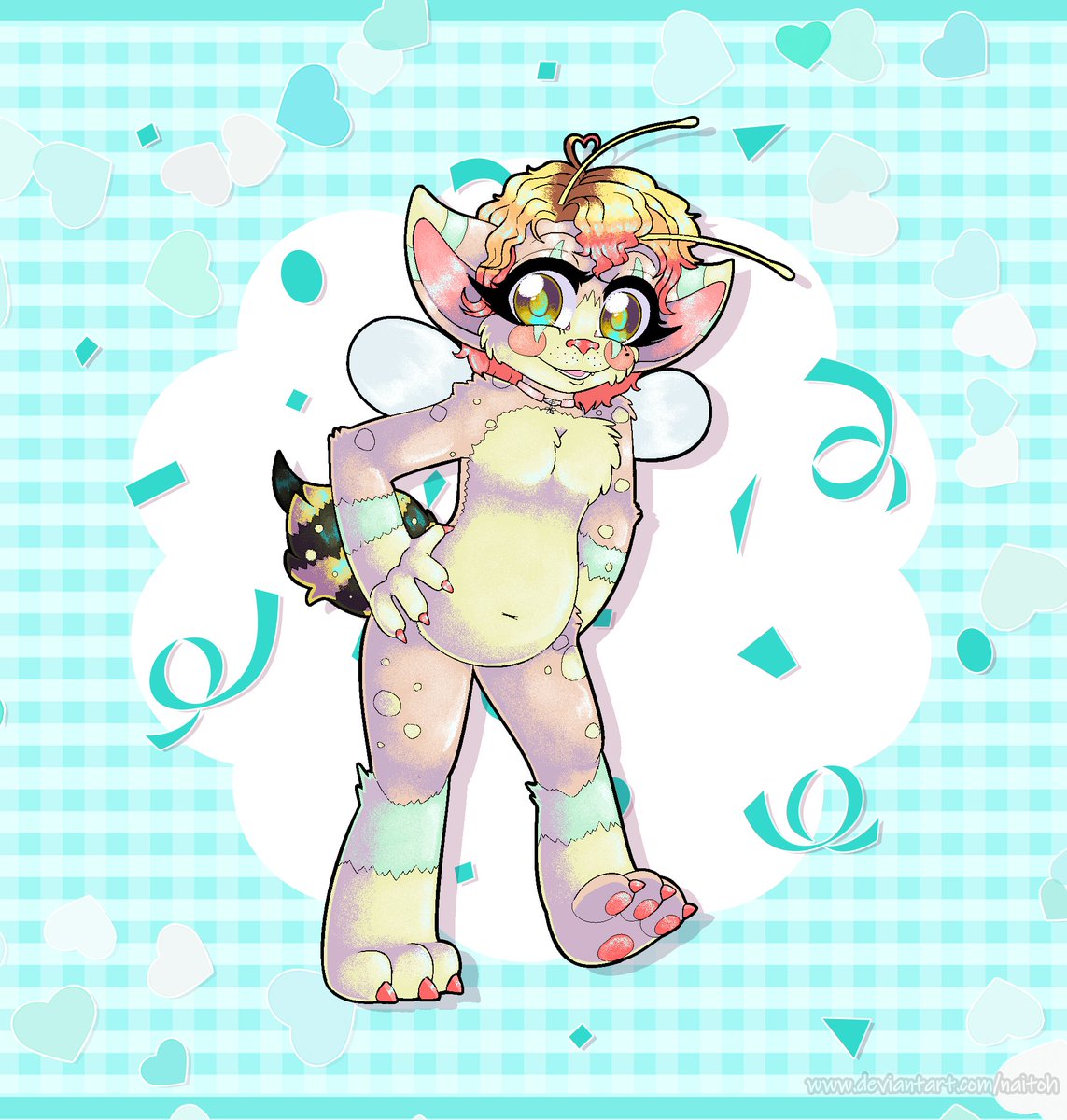 Katzetsu's tweet photo. Art trade with Civvi of their BEEautyfull nornsona :3~

#Norn #Creatures3 #CreaturesDockingStation #DockingStation #Creatures2 #Creatures1 https://t.co/wKqHN9kvVu