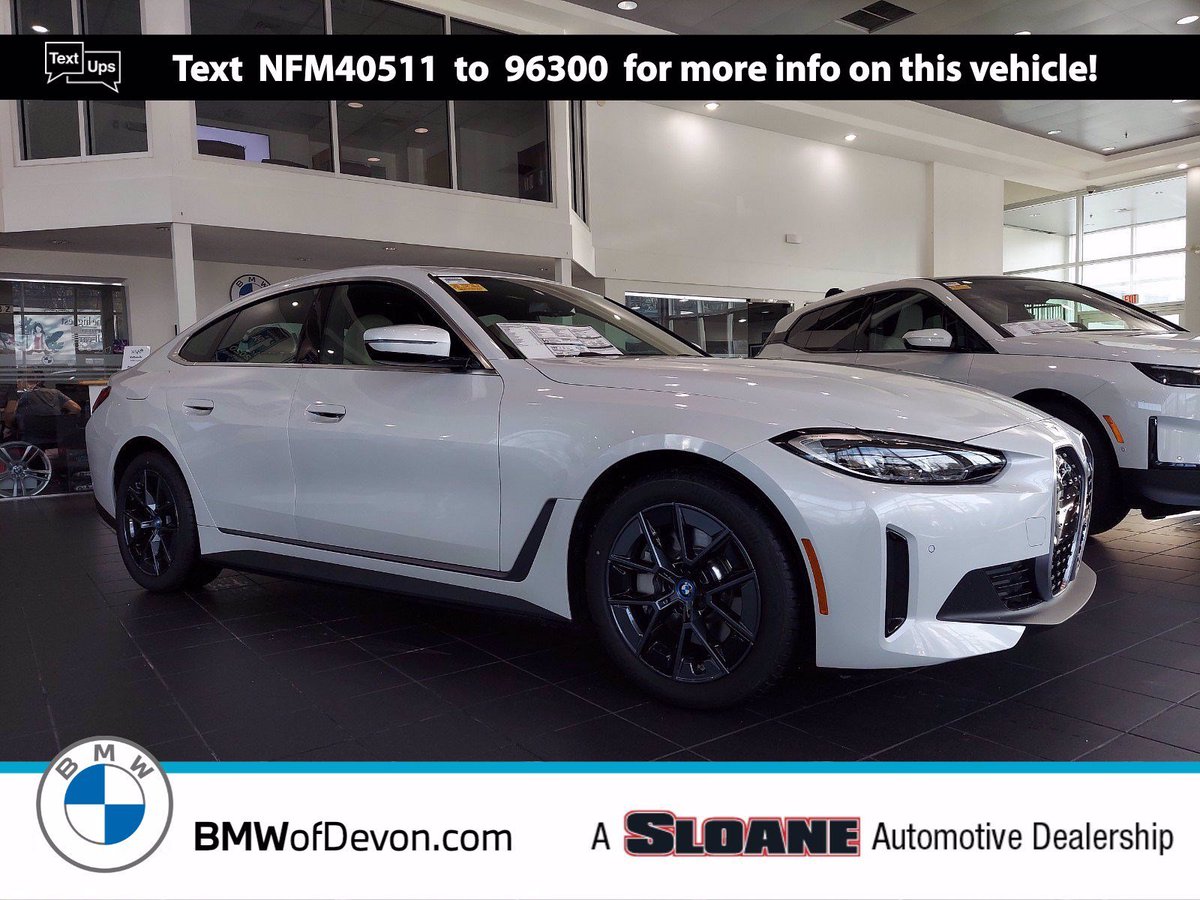 BMWofDevon's tweet photo. You're always the star attraction when you're behind the wheel of this stunning all-new all-electric 2022 BMW i4 eDrive40! Experience it here at BMW of Devon today: https://t.co/cfM6uqNDOR https://t.co/YrBijyo6dn