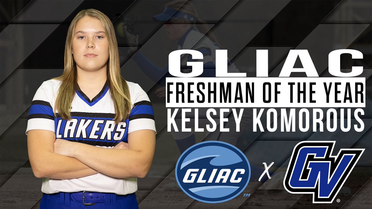 🏆 GLIAC FRESHMAN OF THE YEAR 🏆

For the third straight season, the top freshman in the conference is a Laker! Congrats to first baseman Kelsey Komorous on the honors!