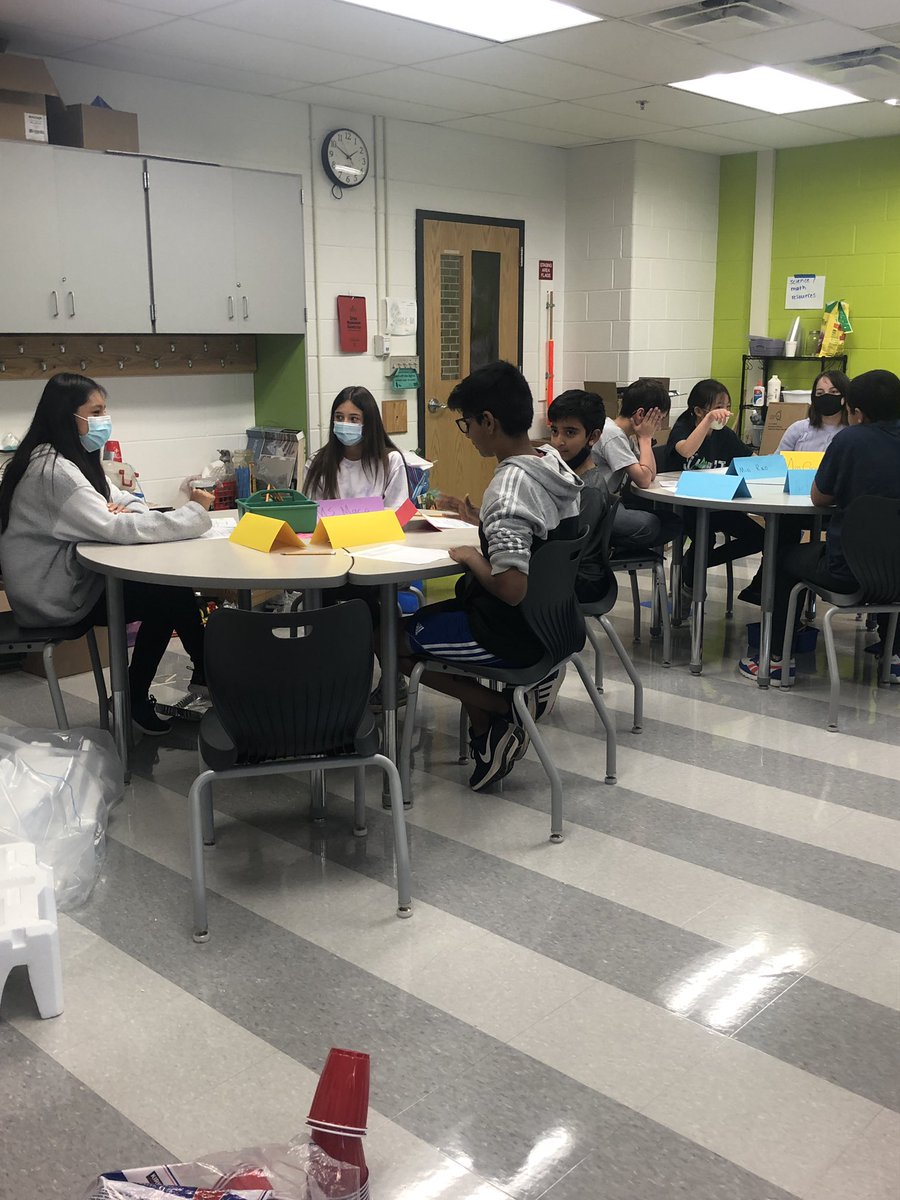 Socratic Seminar in small groups! Each group is having a great discussion about the Bill of Rights! #fcpsPOG #communicator #AccessToRigor <a href="/megrsutton/">Meg Sutton</a>