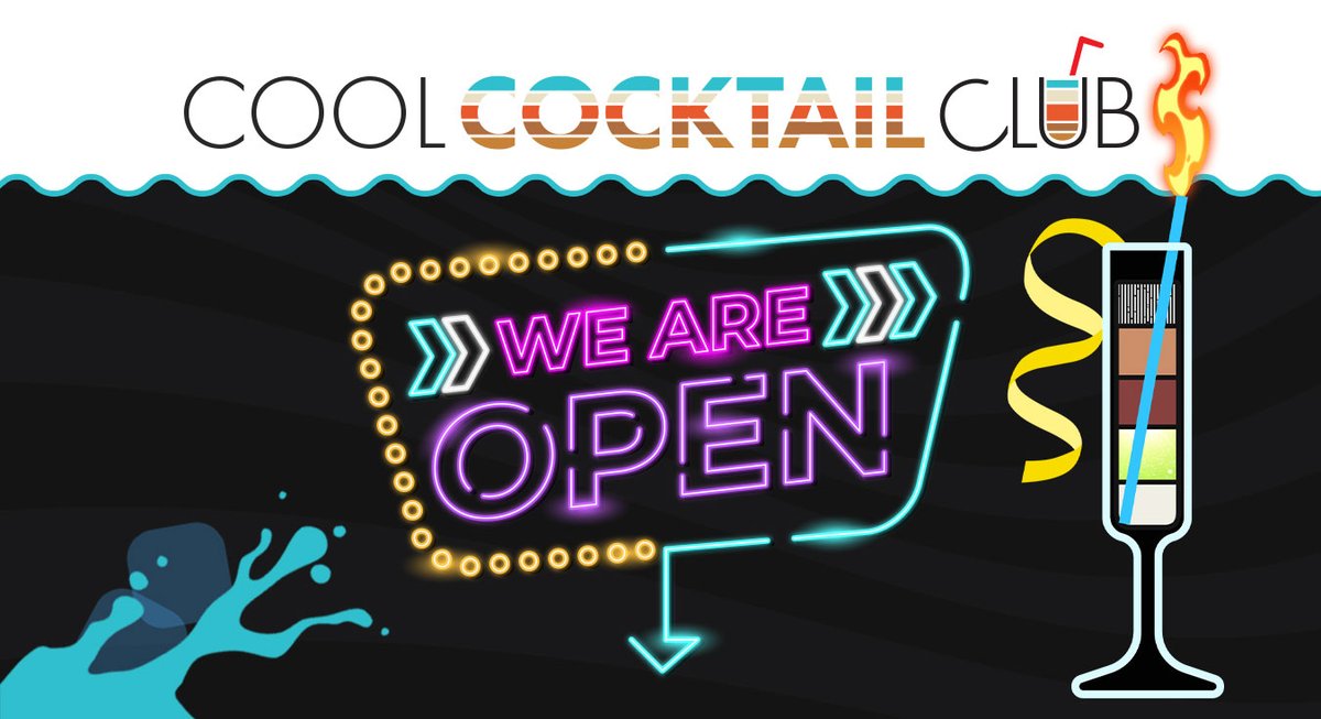 Cool Cocktail Club is open to the public! 🥳

Order your cocktail at coolcocktailclub.io 🍹

Season 1 is limited to 1000 #NFTs
with 5 Ultra Rare 1/1's mixed in!👀

Mint Cost: 0.05 $ETH each

#CoolCocktailClub
What's for happy hour today!? 🥃