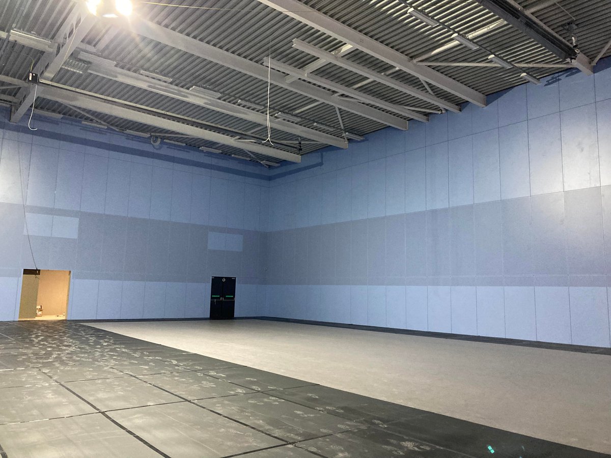 CampusMelksham's tweet photo. The end of another productive week on site, and the building is really starting to take shape.  Attached some more photos from site this week- Sports Hall; Spin Studio; Pool Hall wall works; Wet Change installation. @Sport_England 🙂 https://t.co/sAH6lNGMkK
