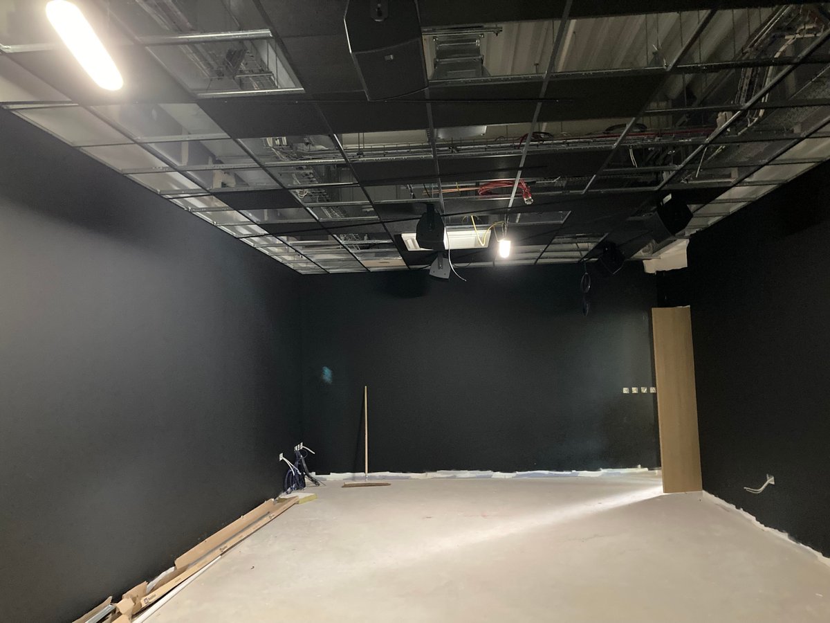CampusMelksham's tweet photo. The end of another productive week on site, and the building is really starting to take shape.  Attached some more photos from site this week- Sports Hall; Spin Studio; Pool Hall wall works; Wet Change installation. @Sport_England 🙂 https://t.co/sAH6lNGMkK