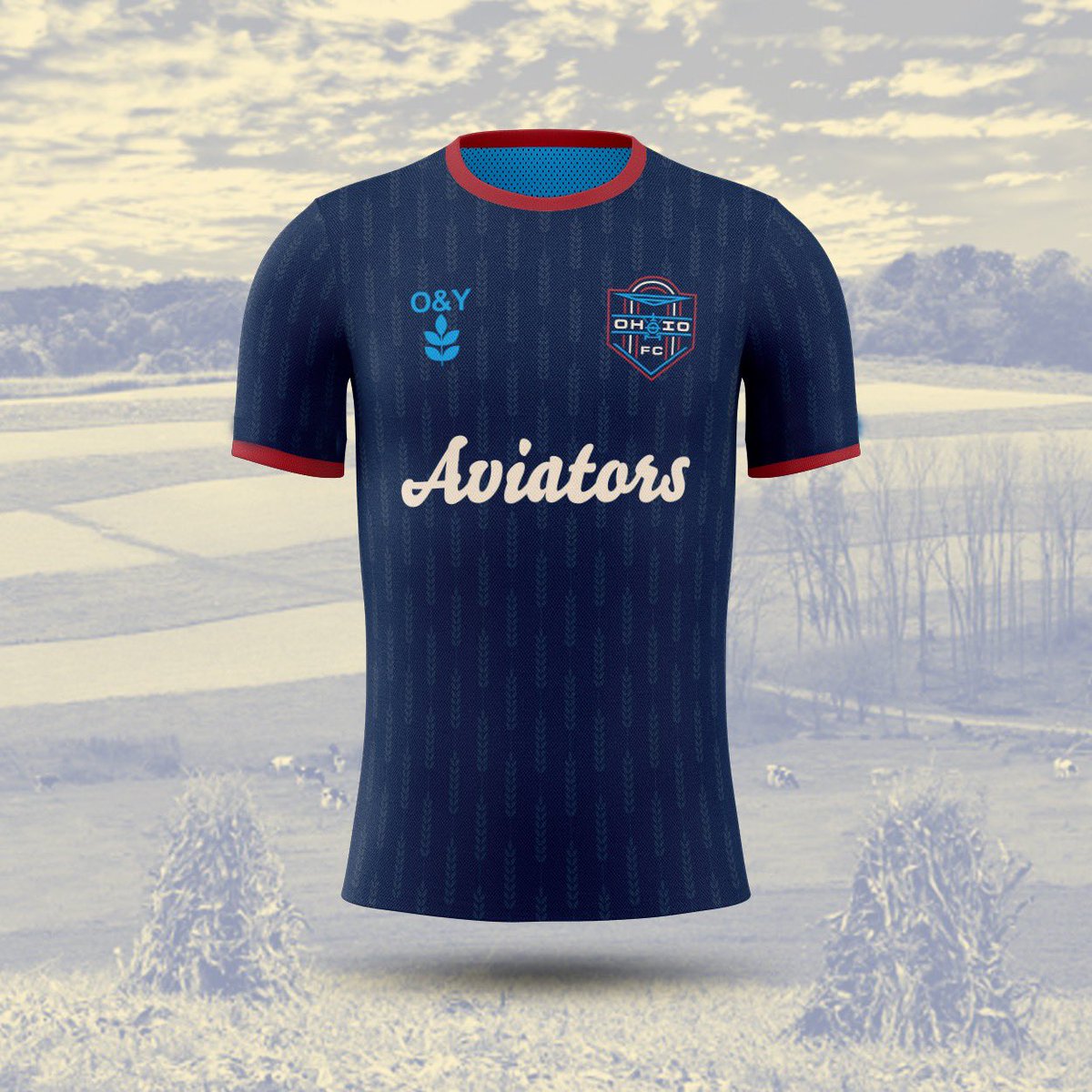 TravisPicqu3t's tweet photo. Here’s my submission for @olive_york state crest competition. Ohio FC Aviators. The birthplace of aviation ✈️🌾🌊 https://t.co/Vo0qV6kNHC