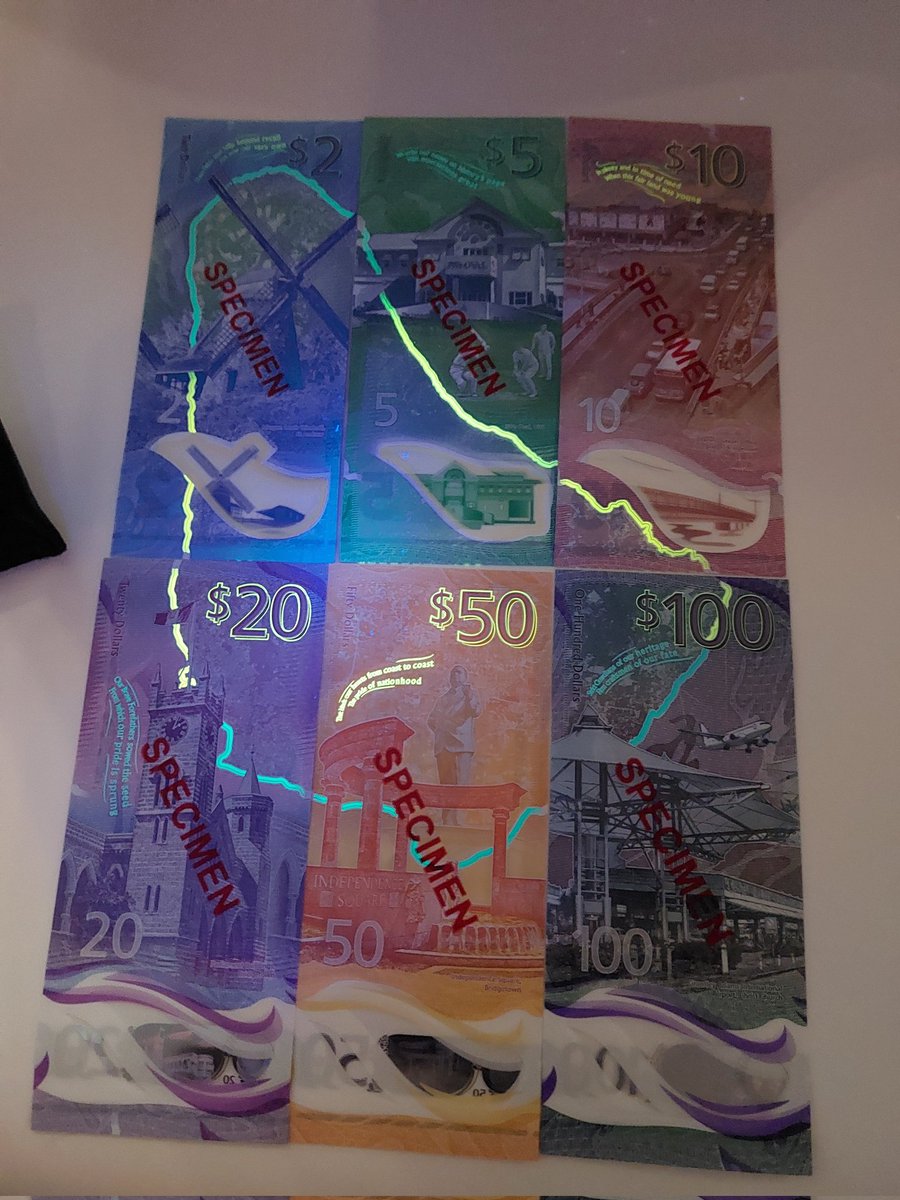 These are works of art. 😍 #Bajan #newnotes