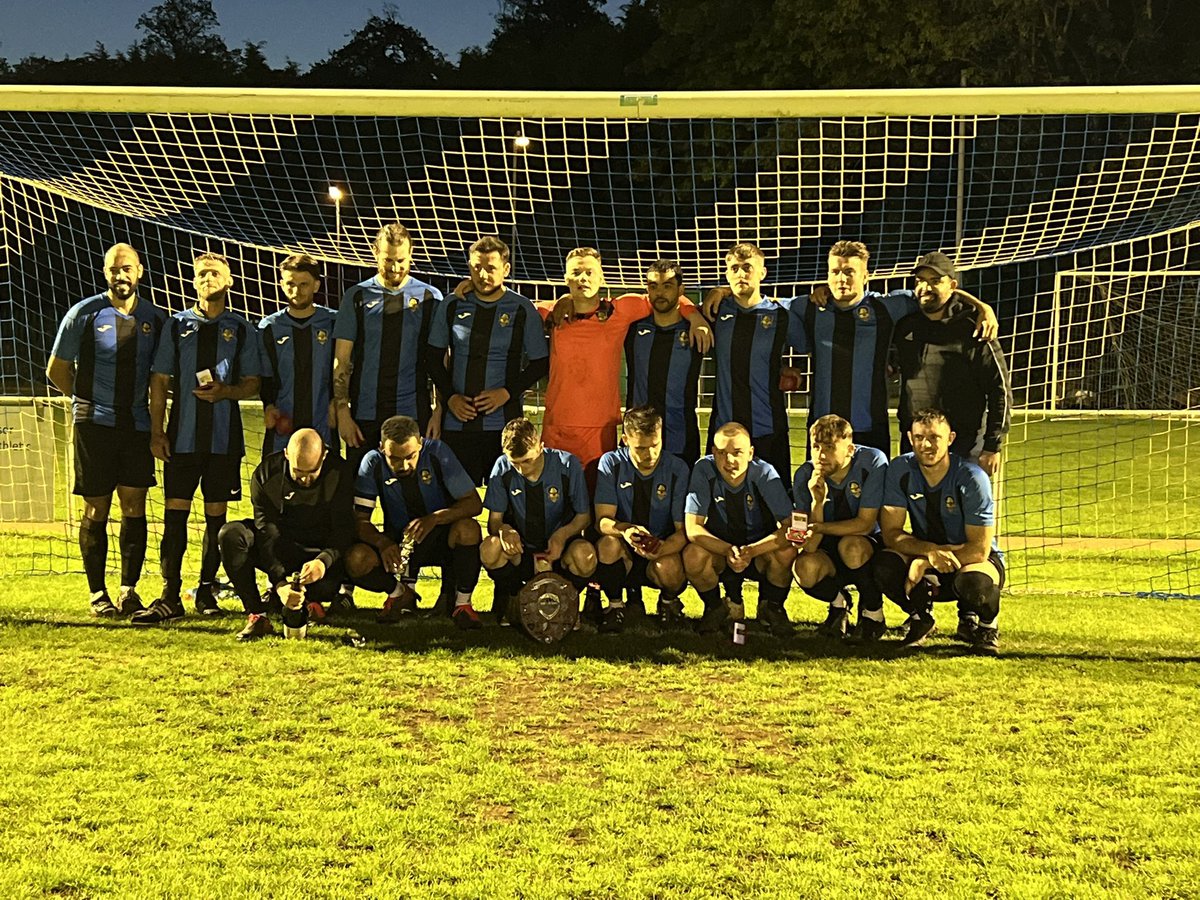 NBSPDevs's tweet image. RESULT! ⚫️🔵

And that’s the League and Cup double. 

We went on to beat @WanderersMk 5-1 in the intermediate divisional trophy. 

Goals:- 
Luke Burrows⚽️⚽️⚽️
Ashley Dumbleton⚽️
Jack Leask⚽️ 

MOM🏆Liam Clarke 

Some big news incoming in preparation for next year👀

UP DA HAM 🍖