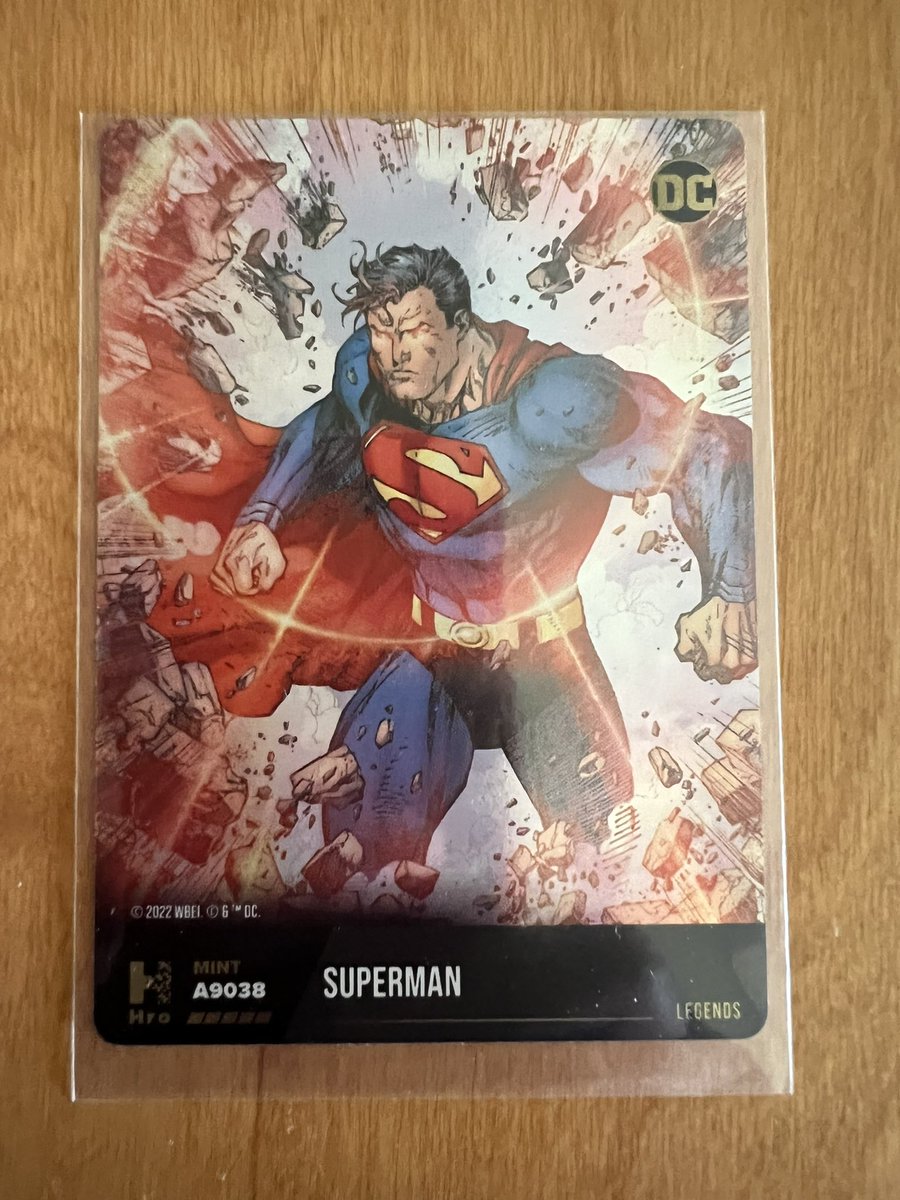 To celebrate the upcoming release of the Superhuman Strength collection, I will be giving out this hybrid legendary Superman A9038! Follow me, like, retweet and tag three people to qualify. I will be randomly picking a winner 24 hrs from now. <a href="/hro/">Hro</a>