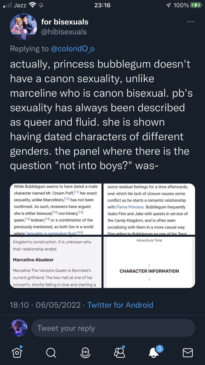 shuguriya's tweet photo. heyyy so uh i’m p sure the @//hibisexuals acc is lesbophobic id recommend unfollowing (everyone aside from bubblegum is a canon lesbian here and bubblegum is coded to be a lesbian) https://t.co/jfllT0BILw