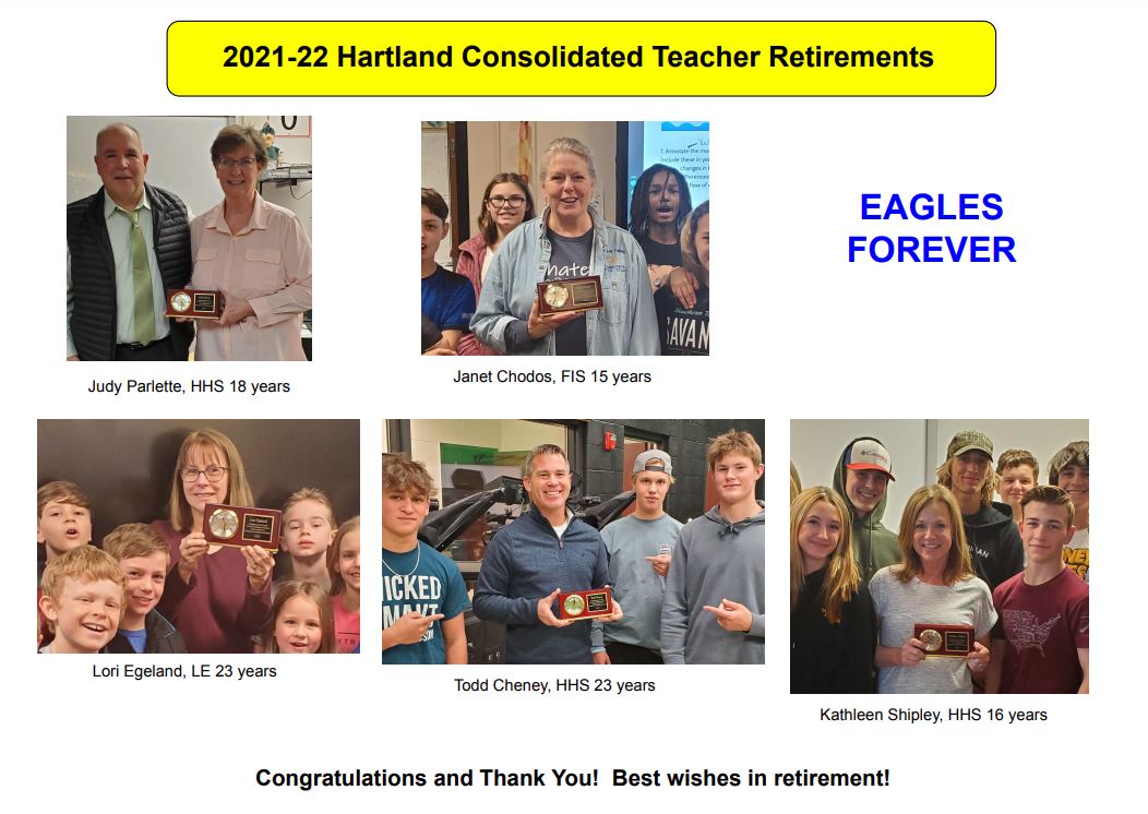 hartlandschools's tweet photo. Congratulations to all retirees. Thank you for your service to HCS, you will be missed! https://t.co/vM6uPNyR4J