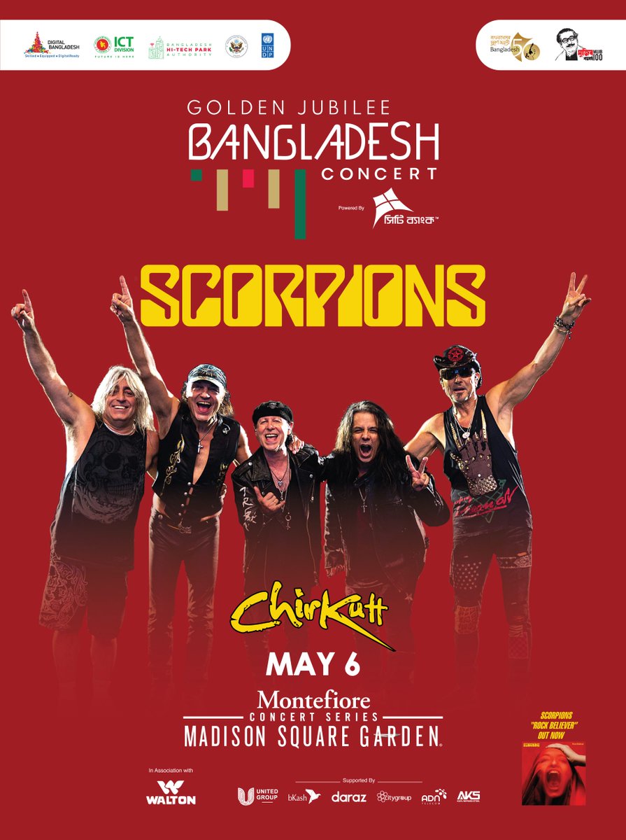 scorpions's tweet photo. Bad boys running wild in New York City. See you tonight at @TheGarden. Limited tickets remain at https://t.co/7UOB3s7IhR

🤘 🦂 🤘 https://t.co/FVR5GWLlF3