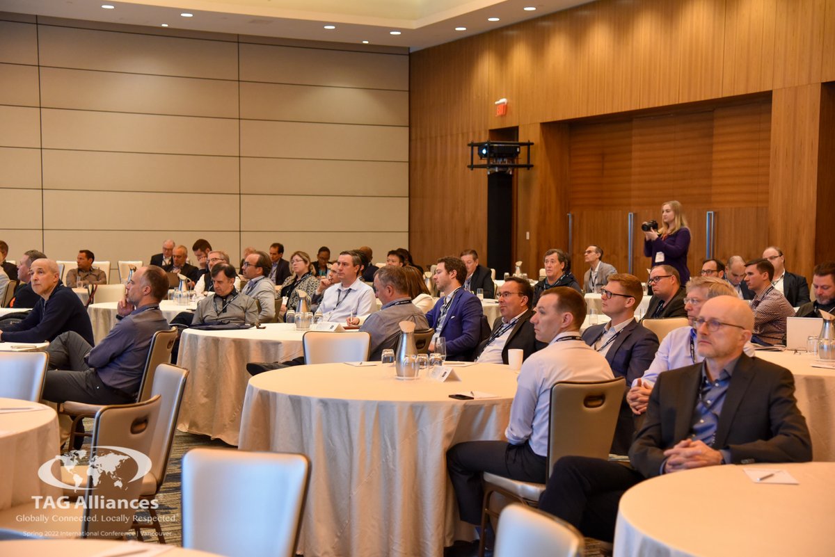 tagalliances's tweet photo. Advisory Board members providing an update on the organization to members in #TAGVancouver.

@RichardAttisha @SpencerFane @FinemanWest @CoblentzLaw https://t.co/DDjitnU6JC
