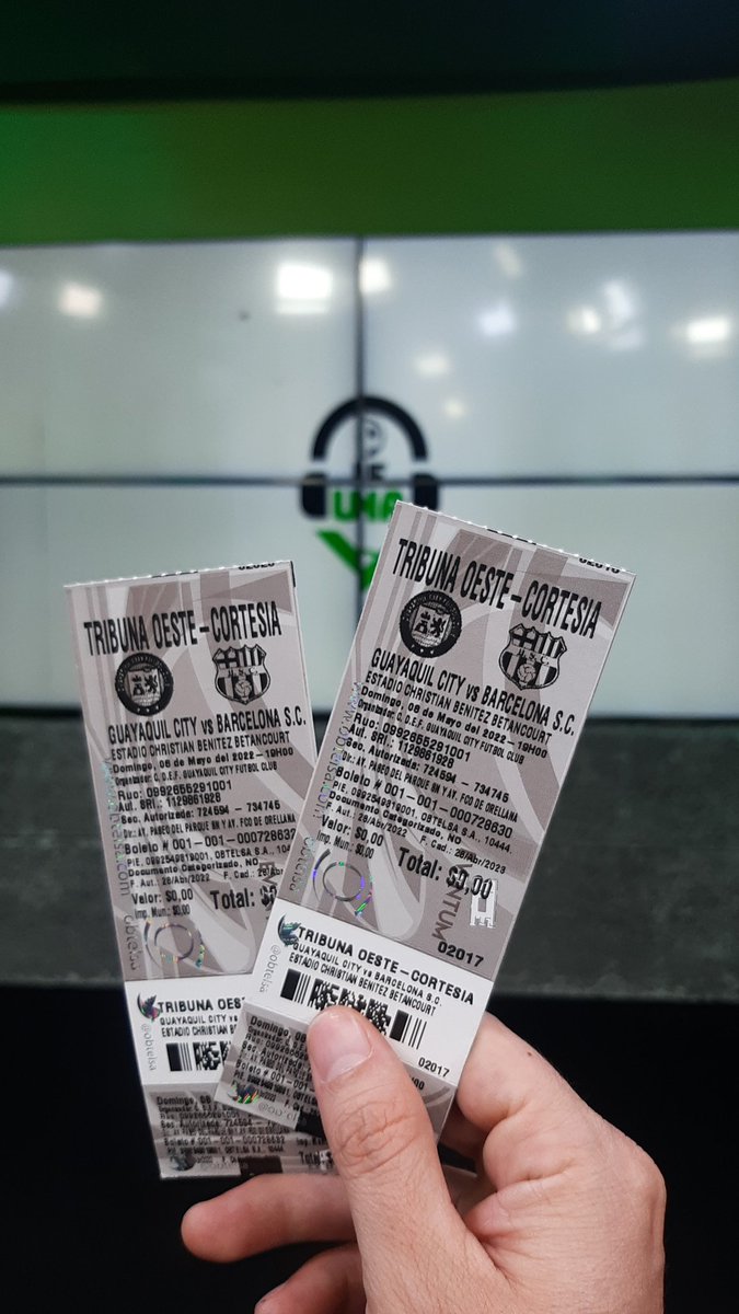 #ConBetcrisAlChucho pilas. Gánate las entradas para el <a href="/GuayaquilCityFC/">Guayaquil City FC</a> vs. <a href="/BarcelonaSC/">BARCELONA S.C.</a> para este fds. Gracias al papá de todos, <a href="/betcrisecuador/">Betcris Ecuador 🇪🇨</a> 🤳✅💸