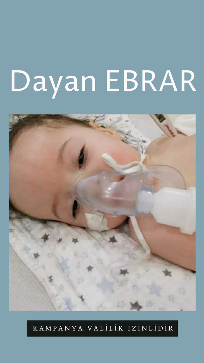 Sadece Bir SMS ile bir çocuğa nefes olabilirsin. 
Vodafone kullanıcısıysanız Ebrar yazıp 2110 ‘a  göndererek 20₺ bağışta bulunabilirsiniz.

Dayan EBRAR