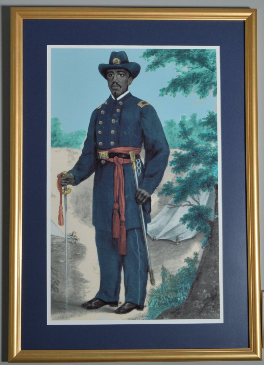 jeffcomuseumwv's tweet photo. #OnThisDay in 1812, Martin R. Delany was born a free African American in Charles Town.

An influential abolitionist, journalist, physician, politician, and writer, Delany was the first Black field officer in the US Army. 

Photo is copy of print in the National Portrait Gallery. https://t.co/QJGevqpNTw