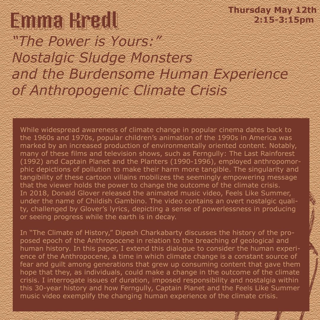 failureconf's tweet photo. The second panel of this year’s conference, “More-than-human ethics” moderated by Liz Miller. This panel deals with themes of climate change, environment, and multispecies living and includes three panelists: Emma Kredl, Hana Woodbridge, and Jill Price.🌿 https://t.co/a6YGx5Pmjd