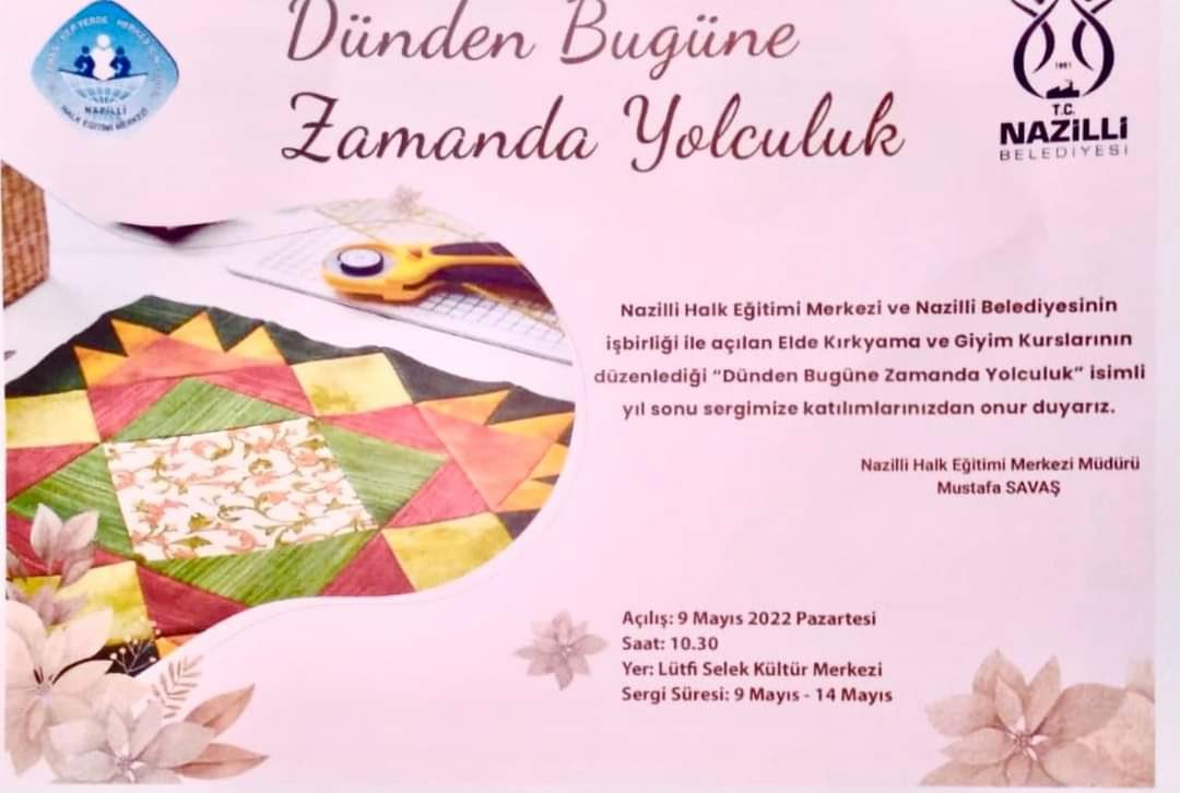 aso_hem's tweet photo. Lütfi Selek Kültür Merkezinde 1 Hafta boyunca devam edecek olan ‘Kırkyama ve Giyim’ kurslarımızın sergisine  tüm halkımız davetlidir!!@mebhbogm @yilmaznazif @sdulger43 @LvntSener @Mustafasvs09 @tcmeb @Aydin_MEM @Nazilli_MEM @mustu_tuncer @ENada09 @mebhbogm https://t.co/N1zgpNFOD7