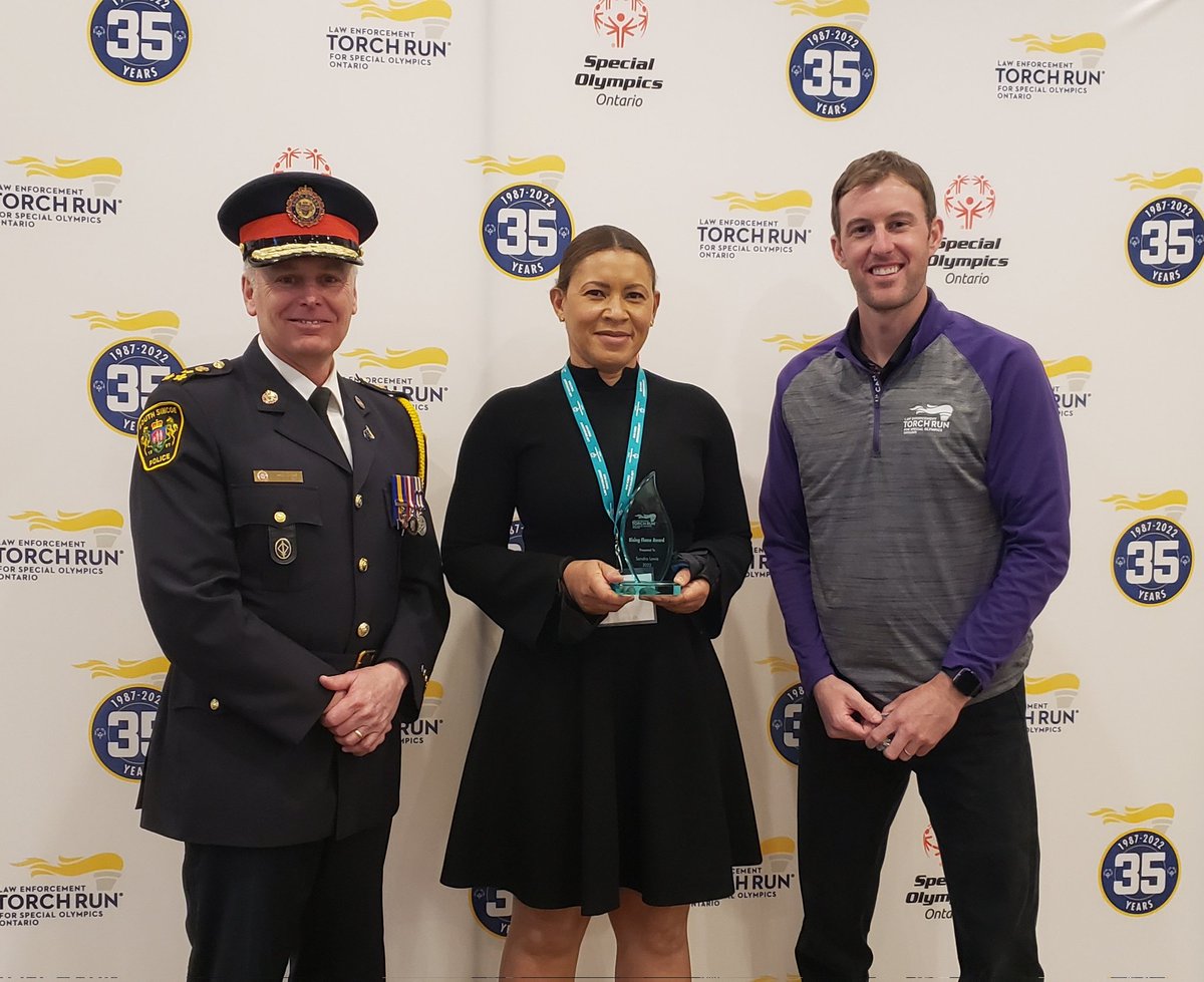 torchrunontario's tweet photo. We are honoured to recognized our Rising Flame Award winners today - Teresa Pare, Ryan Johnston, Sandra Lewis and Michael Mallen - congratulations and thanks for all that you do for @SOOntario! #GuardiansOfTheFlame #OLETR2022 https://t.co/6L2OuADeL9