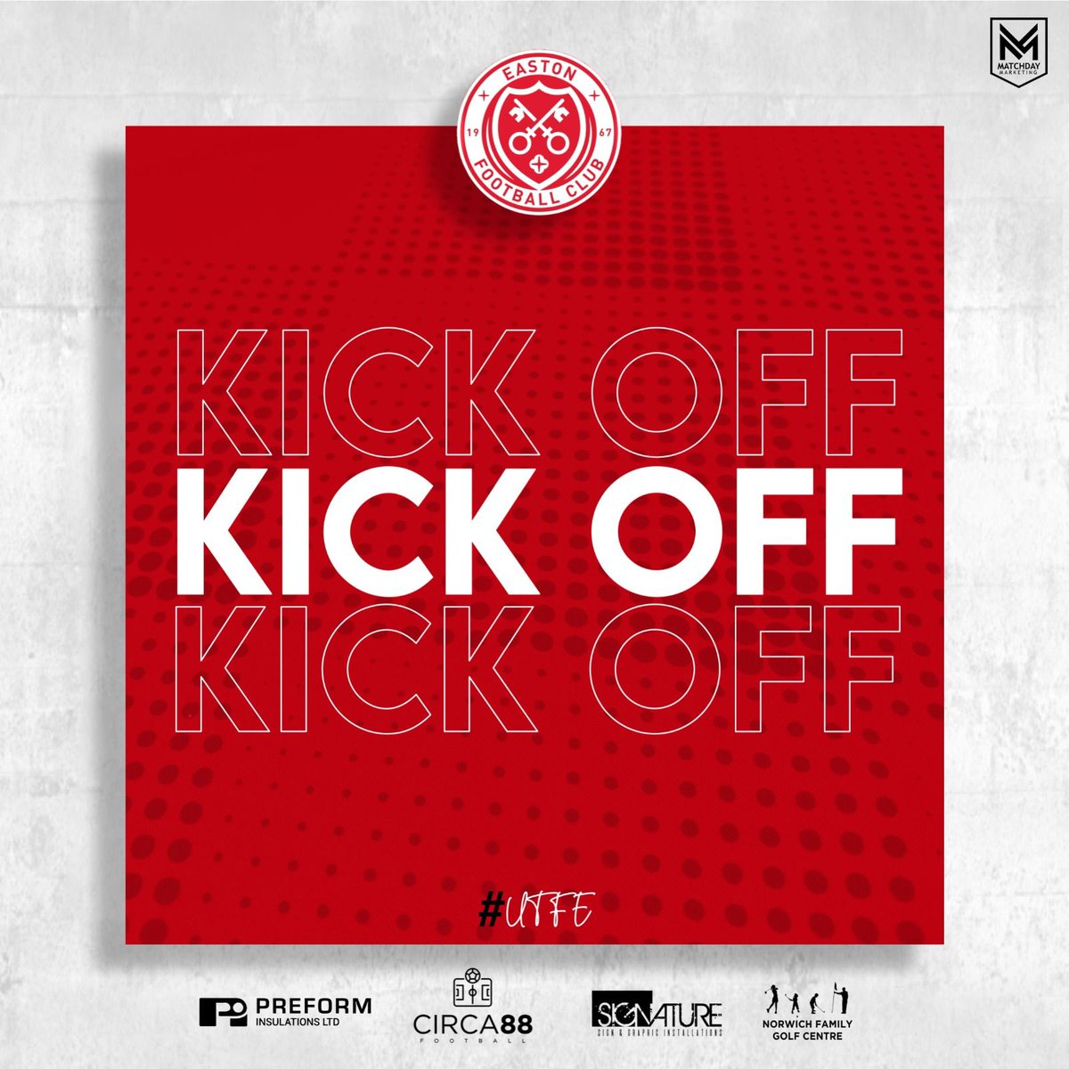 eastonfc's tweet photo. Right, let's go! #UpTheEaston https://t.co/wJ5L6Kf82Y