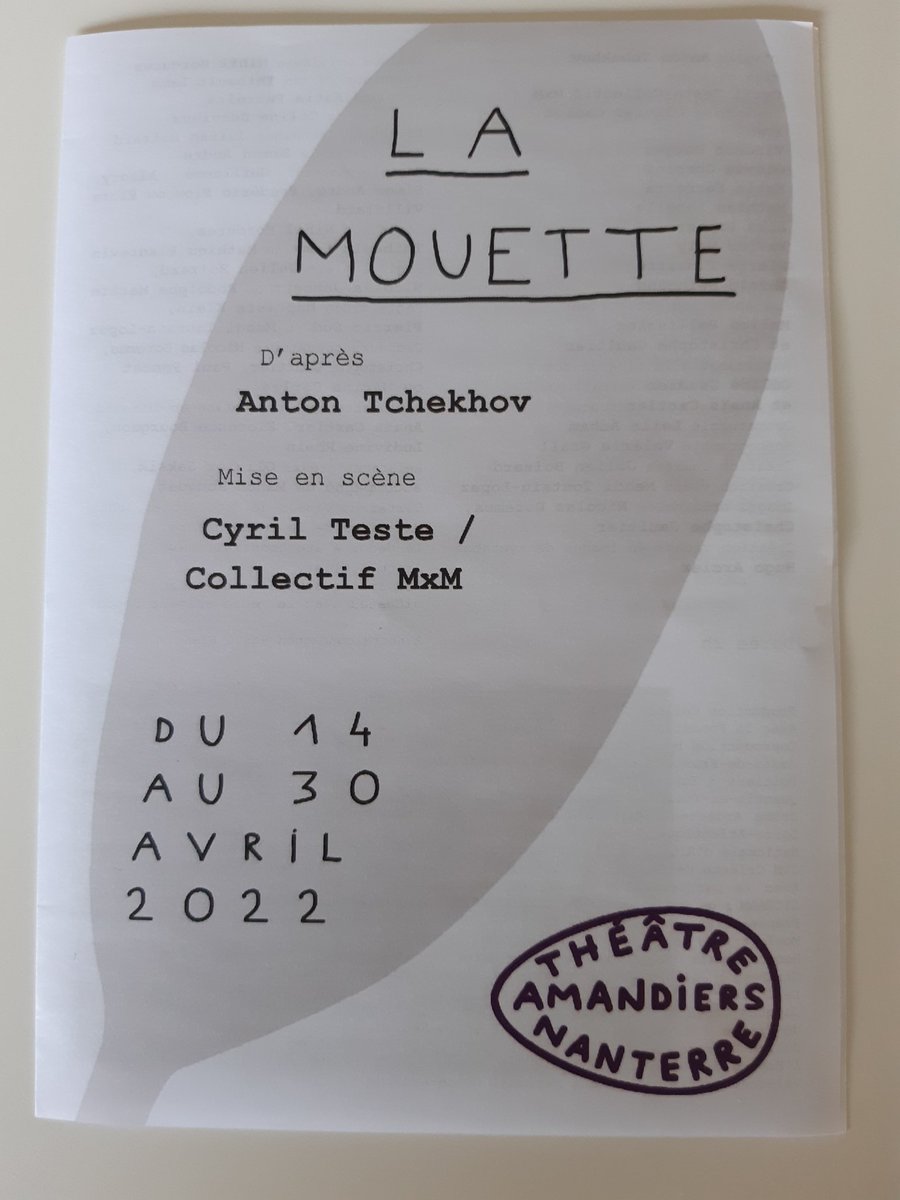 touronjn's tweet photo. #LaMouette
Au-delà du domino amoureux, d'autres thèmes émergent de cette pièce de Tchekhov : l'ambition artistique, le mal de vivre...
#CyrilTeste et @collectifmxm rendent la pièce intemporelle avec le dispositif vidéo.
#MathiasLabelle en crève l'écran!
Bientôt au @TAP_POITIERS https://t.co/2AwDe5lkBV
