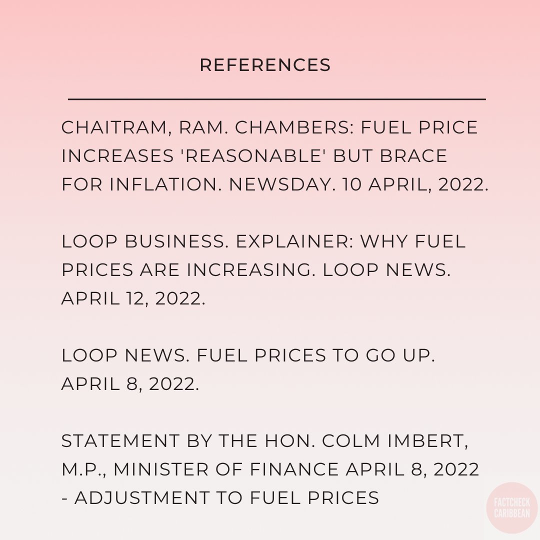 factcheckcarib's tweet photo. Let us know if this was informative and stick around for more!

#factcheckcaribbean #energyexplained #fuelsubsidy #oilprices #energysector #trinidadandtobago #oilandgas #energy https://t.co/f87Hry9WxS