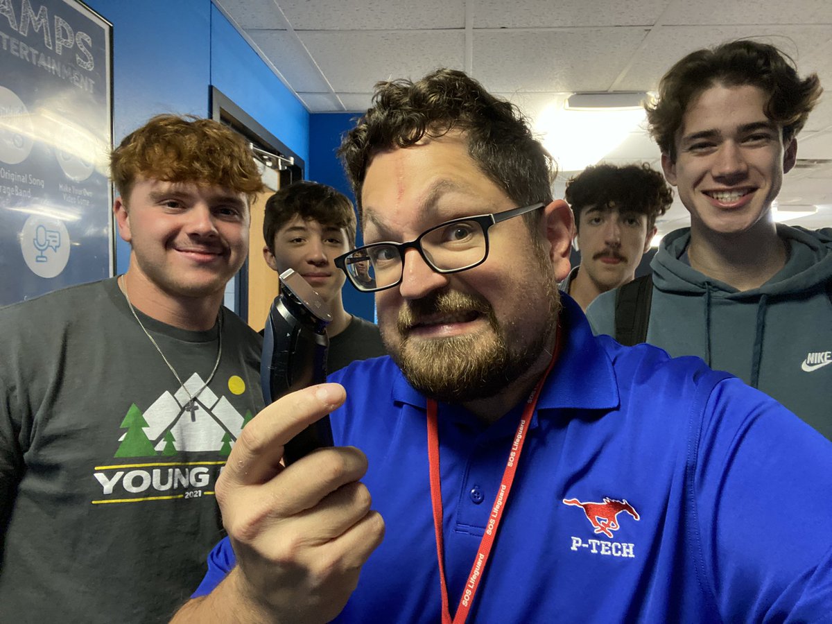 john_zancana's tweet photo. When you make bad decisions in order to support your baseball team for playoffs tonight. @jjphsbaseball @TheCBreedlove @RISD_CTE @JJPearceHS https://t.co/Ert1sXLbuJ