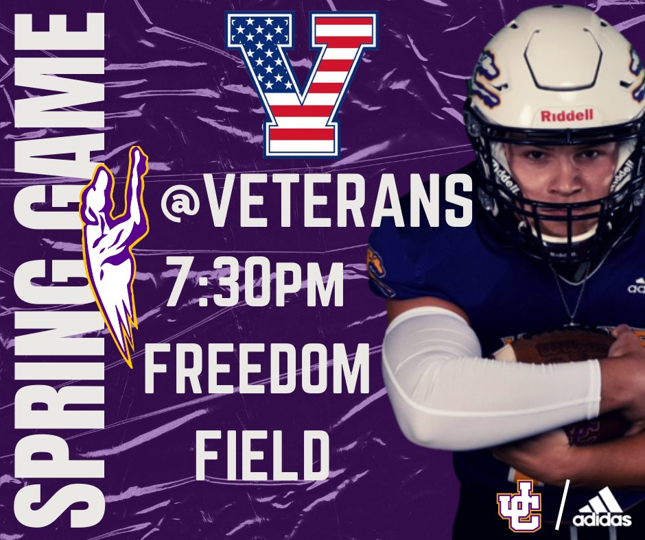 GreyhoundFball's tweet photo. 🚨🚨GAMEDAY🚨🚨 Spring Game tonight at Freedom Field in Warner Robins against Veterans HS. Come support the Greyhounds! https://t.co/GBrUzgSaBQ