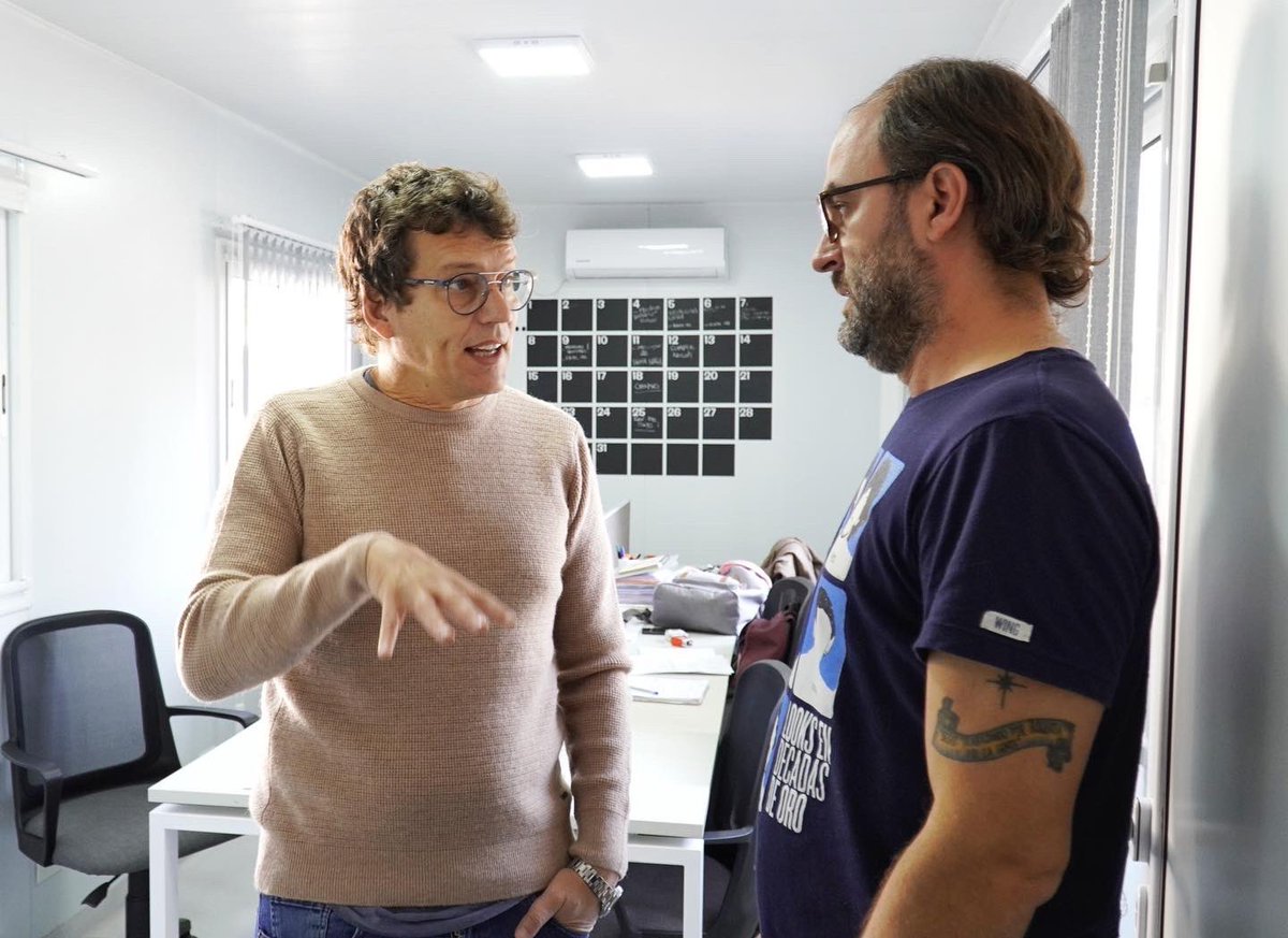 jlgiusti's tweet photo. Hernán Morelli, Presidente de @cimasaltas, me invitó hoy a Constitución a visitar el nuevo Polo Cooperativo y Mutual COFRADYA. En julio, empieza en el predio la Feria de Economía Social: un espacio para que todos los productores de la Coop. vendan sus productos. ¡Los esperamos! https://t.co/u9ao6TyZ4p