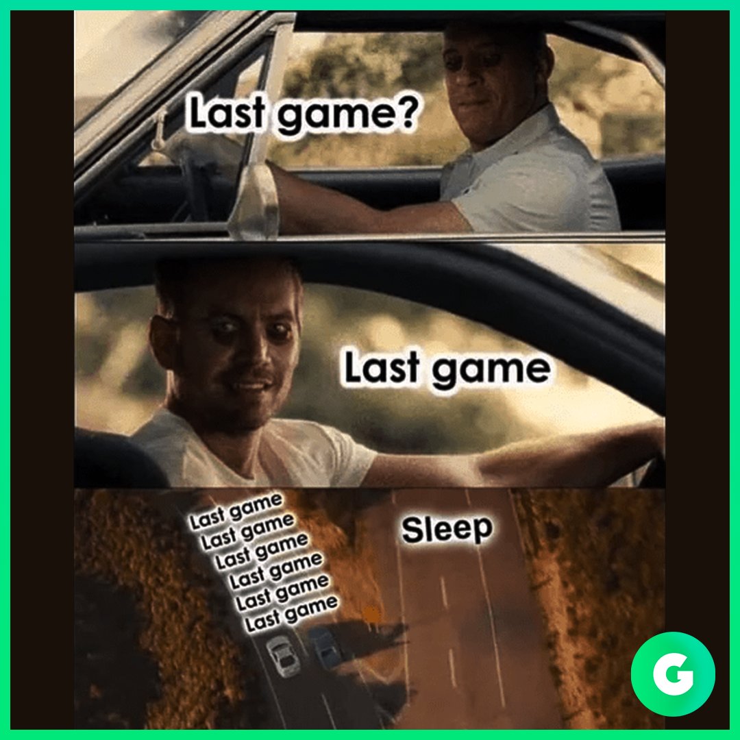 Tag a friend who won't be sleeping early tonight.👇👀

gamerall.com 🛒

#GamerAll #GameMemes #NoSleep