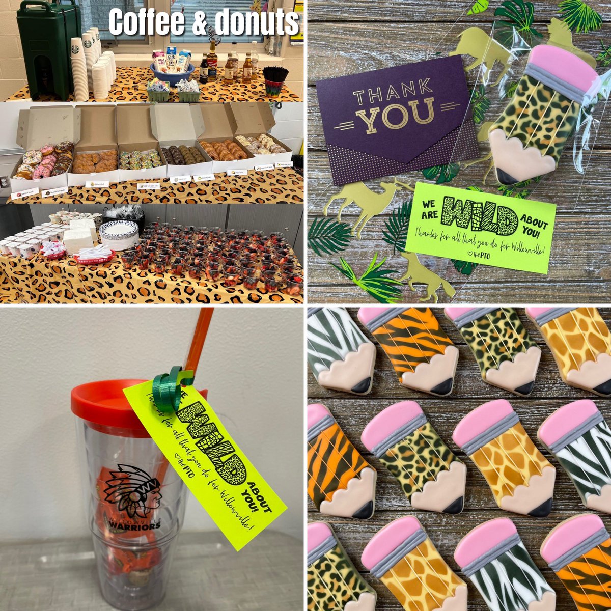 AmberPleiman's tweet photo. We’ve had a WILD week appreciating our teachers &amp; staff at Willowville! @WillowvilleE @WestCler #WCConnects #WCCares https://t.co/Oc549v8D63