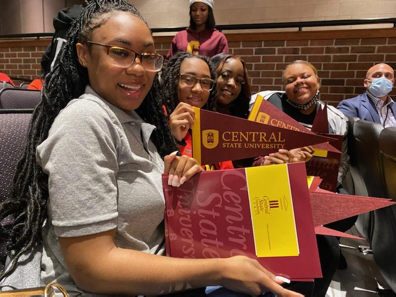 Signing day at Trotwood Madison High School.