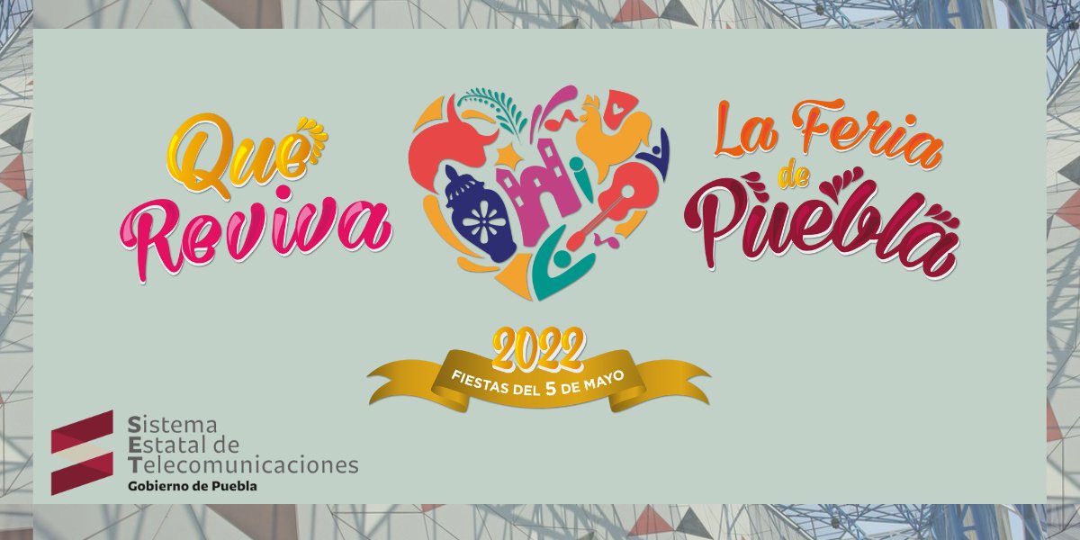 Errorstv7's tweet photo. Nos vamos a la #FeriaDePuebla2022, acompáñanos en las transmisiones especiales y actividades que tendremos en el #StandSET del 28 de abril al 14 de Mayo.🎤🎉  
 
#QueRevivaPuebla #FeriaDePuebla2022 https://t.co/5B5UWE0UBE
