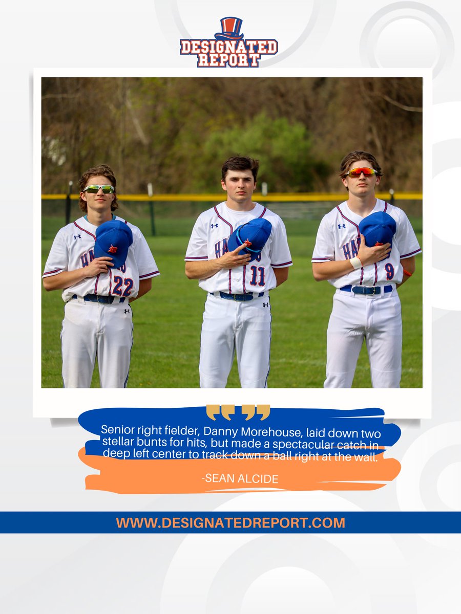 DesignatedRpt's tweet photo. 🚨NEW STORY + #HatSnaps from @HatterBaseball’s Senior Night win over @mcmahonbaseball.
https://t.co/eYRWcHjUZG https://t.co/VT7kB4VRE2