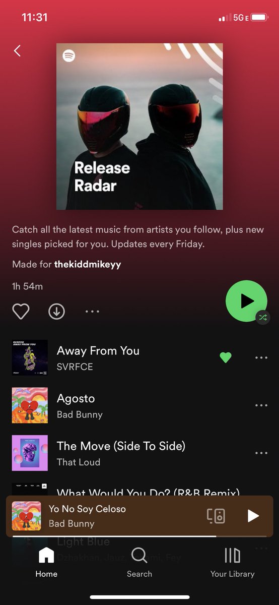 Release radar looking mad good this morning🫡 @svrfce