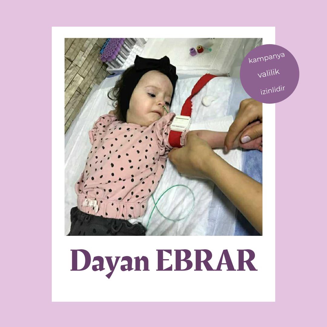 Ebrar 18 aylık Sma Tip1 ölümcül kas hastası  Teşhisi çok geç konuldu Kampanyamız çok yavaş ilerliyor Lütfen Sesimizi Duyun  🙏🏻 Dayan EBRAR