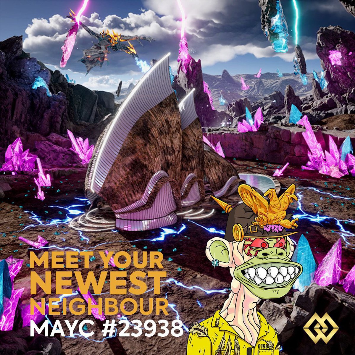 Welcoming our newest resident 👀
Mutant Ape #23938 has moved into the residency 🔮