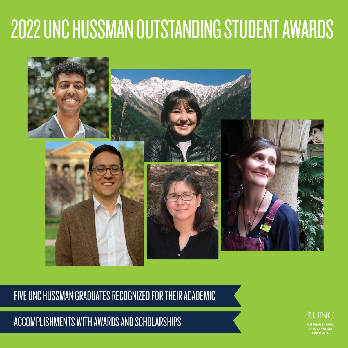 UNCHussman's tweet photo. A day before the school’s commencement ceremony, our student award-winners tell their stories here, and we hear from faculty about what makes their work stand out. ➡️ https://t.co/SBuddsaJ2g @MarcPRich @m_e_foster @esnively @pabloamn #academicawards #studentsuperlatives #uncgrad https://t.co/buhYcOBc4b