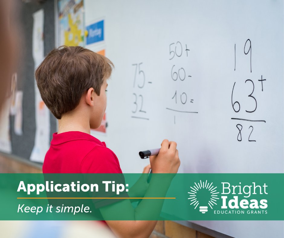 Clear and concise is key! Grant reviewers usually read a lot of applications in a short amount of time.