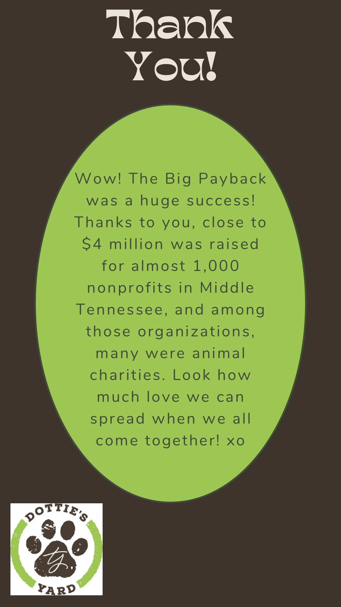trishayearwood's tweet image. #TheBigPayback 💚