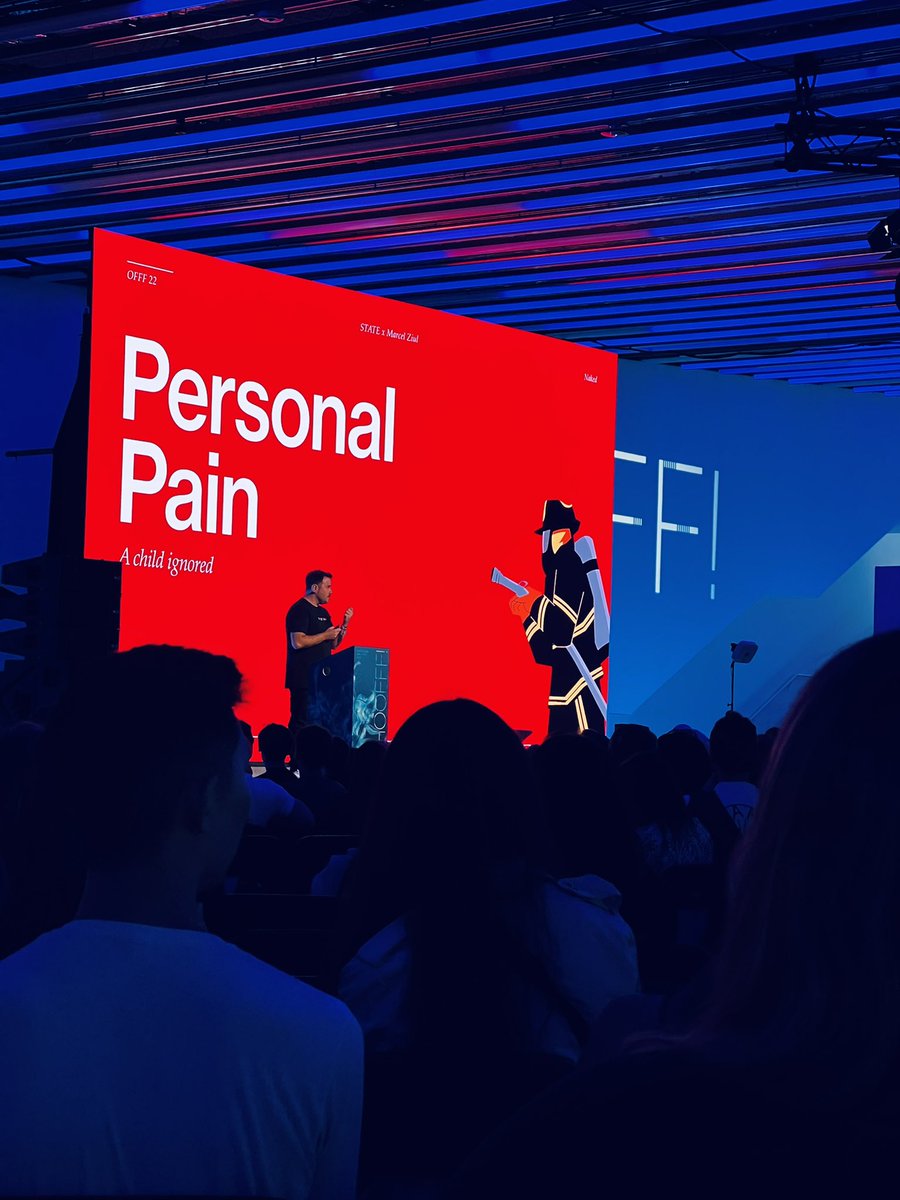 jim_elias's tweet photo. Marcel Ziul from State Design Just gave an amazing keynote at @OFFFest! Great storytelling and gorgeous visuals! #OFFF2022 https://t.co/YslzParzr6