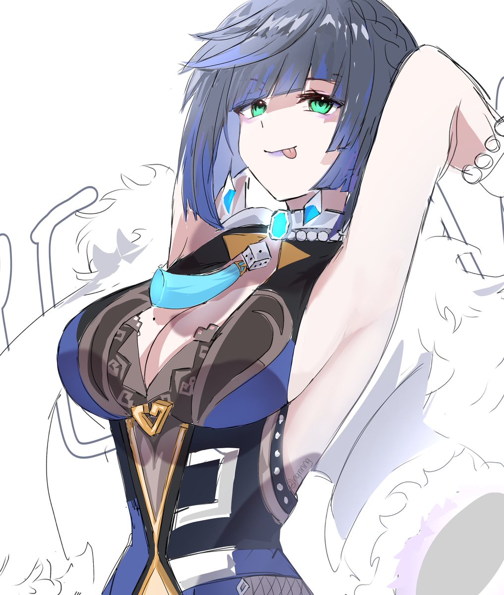 amewfuyu's tweet photo. #Yelan #GenshinImpact https://t.co/vwDVsnYfIh