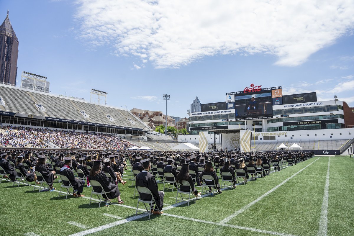 It's that time of year again. 🎓🐝

Watch and celebrate along with Georgia Tech's graduates. 

All ceremonies will be live streaming here: commencement.gatech.edu/live