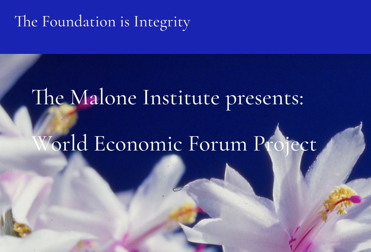 Dr. Robert Malone 'We have put together the most complete list of WEF graduates available - with over 3800 names, going back to the beginning. They are not patriots and they put our great nation(s) at risk. Let's make their names known everywhere.' maloneinstitute.org/wef