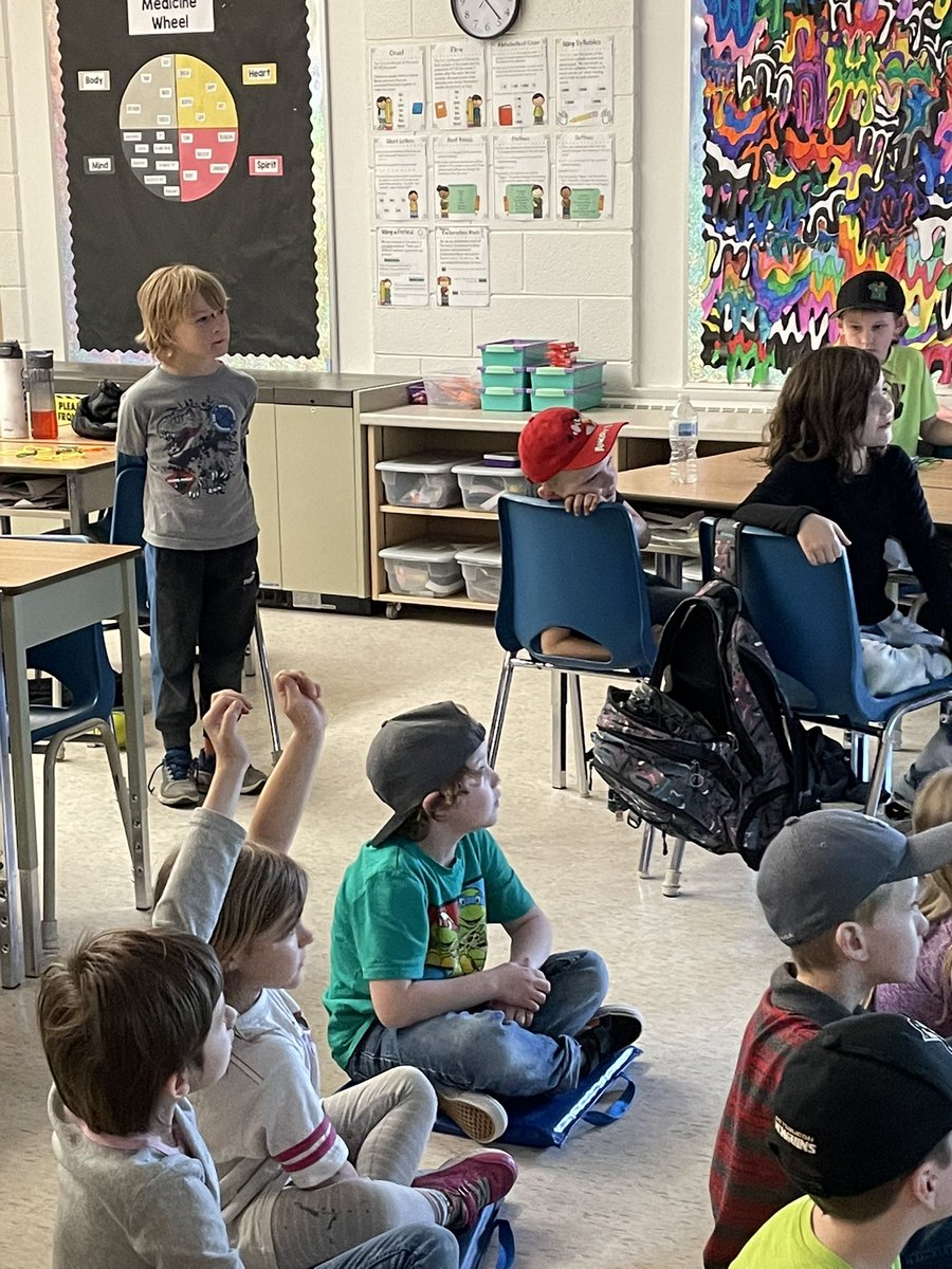 To cap off Children’s Mental Health week classes paired up to create Howick positivity bracelets. #senseofbelonging #GetReal #iAMwellAMDSB <a href="/yourschools/">Avon Maitland District School Board (AMDSB)</a>
