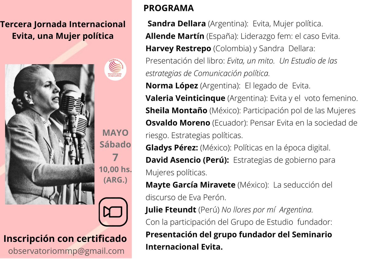 Observatorio Mundial de Mujeres Políticas tweet media