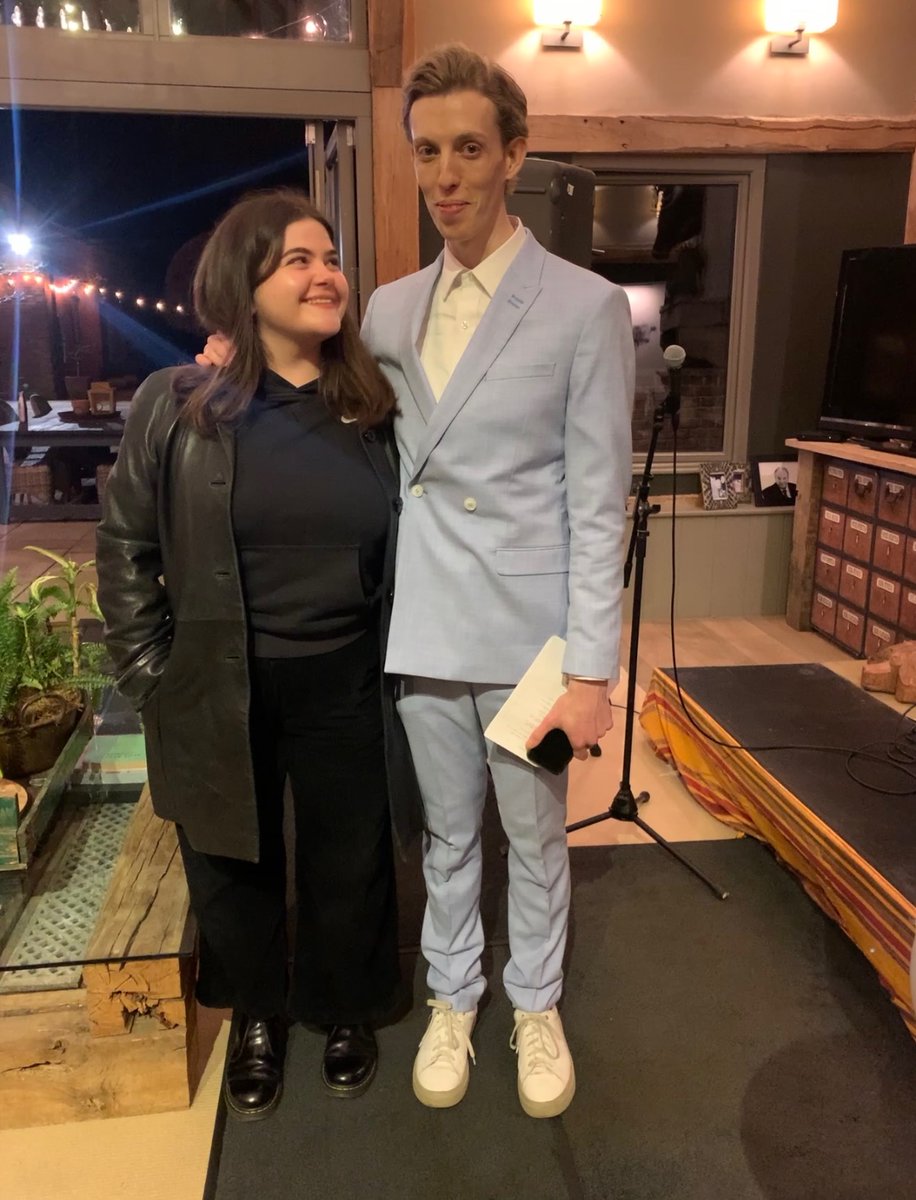 Here I am looking like <a href="/harrytrevaldwyn/">Harry Trevaldwyn</a> ‘s biggest fan (because I actually am!!!) so chuffed to be a tiny part of Billi - check it out on <a href="/Channel4/">Channel 4</a>