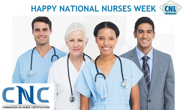 CNLatAACN's tweet photo. The Commission on Nurse Certification (CNC) and the Board of Commissioners want to thank all nurses and wish them a Happy National Nurses Week! #NationalNursesWeek @CNLatAACN @AACNursing https://t.co/x84CSgflkX