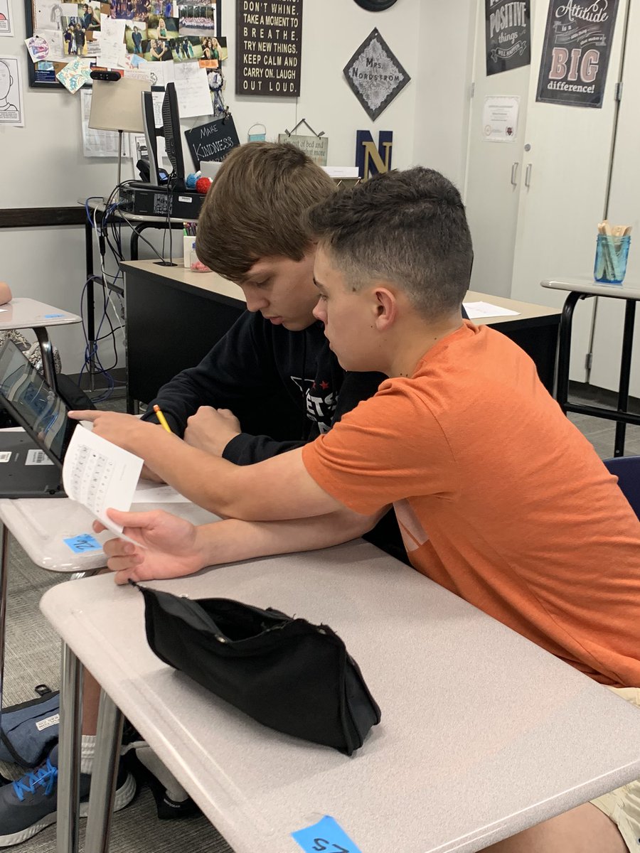 Long Way Down Digital escape room for the win today!! <a href="/oakhillslions/">The Lions Den</a> #LovemyLions