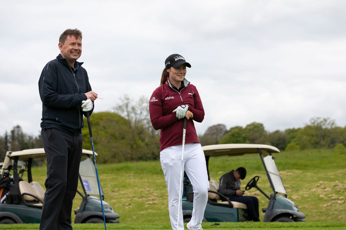 leona_maguire's tweet image. Great day yesterday with the @KPMG_Ireland team and clients ⛳️ Grateful for their continued support on my journey #levelground #womeninsport