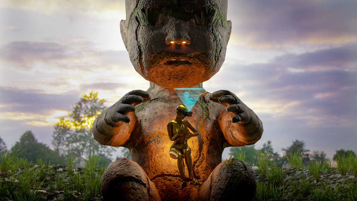 asif_khan19_'s tweet image. Meta-mom
Opensea: 00.1 Ξ

A mother is embracing her child by feeling in the virtual world. This is a somewhat new concept, but the way the world is progressing, in the case of virtual world and metaverse.
#NFTartists #Artists