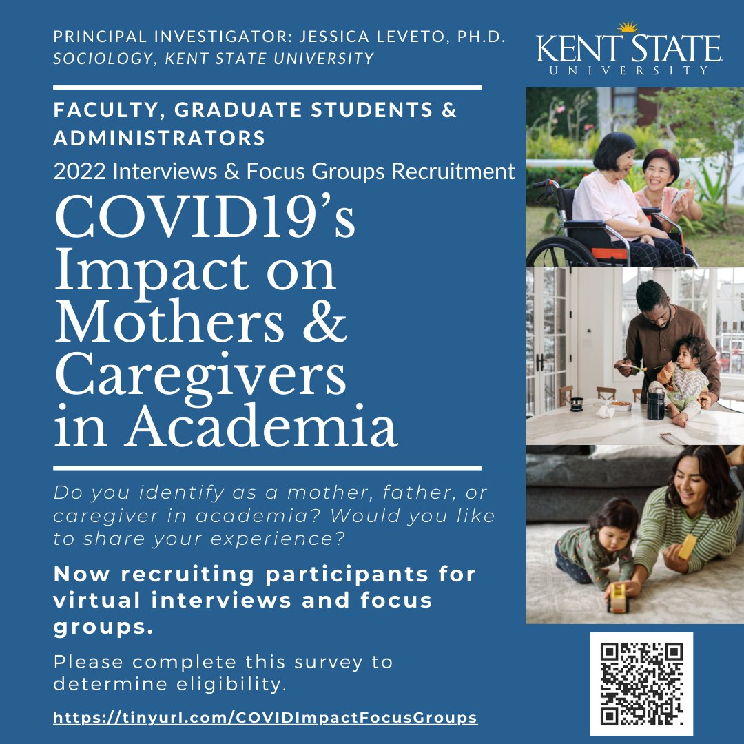 profjess's tweet photo. Do you identify as a #mother or #caregiver in #highered? If so, I'd love to talk with you. I am currently recruiting for virtual interviews & focus groups this summer. https://t.co/5EvyKzv7nY
#PhDMamas #ACADEMICLIFE #ACADEMICMAMA #WOMENINACADEMIA #phdlife #MothersDay2022 https://t.co/d8RyYSnVxX